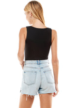 Load image into Gallery viewer, Sleeveless Double Layered Bodysuit - Black
