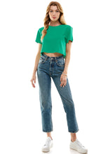 Load image into Gallery viewer, Cotton Crop Top | Green
