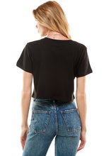 Load image into Gallery viewer, Cotton Crop Top | Black
