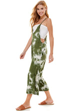 Load image into Gallery viewer, Tie Dye Loose Fit Jumpsuit - Olive
