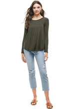 Load image into Gallery viewer, T20164 | Long Sleeve Loose Fit Solid Top
