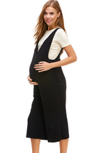 Load image into Gallery viewer, Maternity Loose Fit V Neck Sleeveless Capri Jumpsuit
