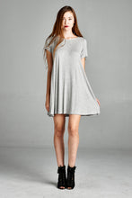 Load image into Gallery viewer, Short Sleeve Flared Dress
