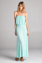 Load image into Gallery viewer, Strapless Maxi Dress - Mint
