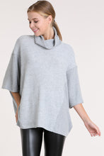Load image into Gallery viewer, T20207 | Hacci Turtleneck Dolman Sleeve Top
