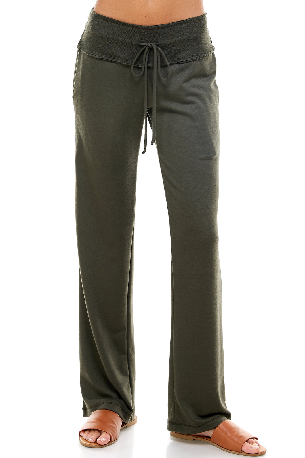 French Terry Lounge Pants - Olive