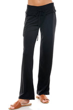 Load image into Gallery viewer, French Terry Lounge  Pants -Black
