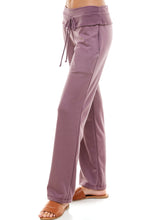 Load image into Gallery viewer, French Terry Lounge  Pants -Mauve
