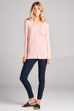 Load image into Gallery viewer, Long Sleeve Loose Fit Top - Rust Pink
