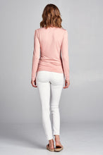 Load image into Gallery viewer, Long Sleeve Mock Neck Top - Dusty Pink
