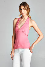 Load image into Gallery viewer, Halter Neck Tank Top -Coral
